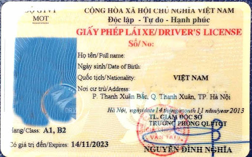 Dịch thuật giấy phép lái xe người nước ngoài
