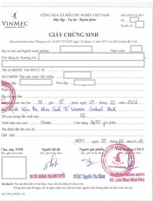 Mau Giay Chung Sinh 5