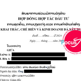 Bảng giá dịch tài liệu, hợp đồng kinh doanh sang tiếng Lào