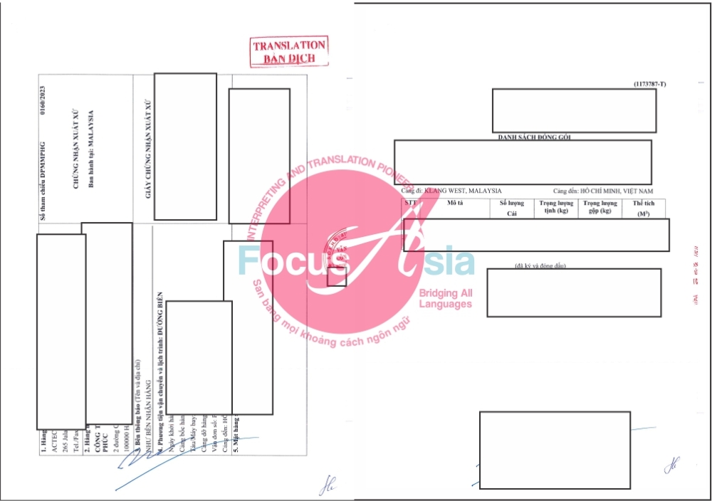 Ban Dich Cong Chung Certificate Origin Co Tai Hcm