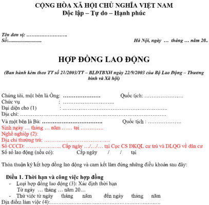 Hop Dong Lao Dong